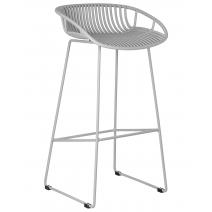  Стул барный DOBRIN FRANK, светло-серый, фото 1 