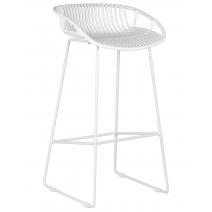  Стул барный DOBRIN FRANK, белый, фото 1 
