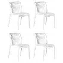  Набор 4 шт Стул обеденный DOBRIN WALTER, белый, фото 1 