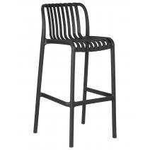  Стул барный DOBRIN CHLOE BAR, темно-серый (GR-04), фото 1 