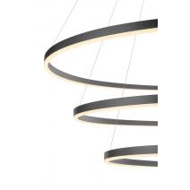  Люстра Orblaze 3 rings 800 black, фото 9 