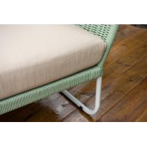  "Фиджи" лаунж-зона 5-местная плетеная из роупа (веревки), каркас алюминиевый светло-серый, роуп зеленый (4204), фото 18 