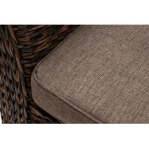  "Капучино" кресло из искусственного ротанга (гиацинт), цвет коричневый, фото 8 