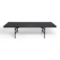  "Рио" стол из HPL 300х120см, цвет столешницы "черный мрамор", угол R3мм, фото 2 