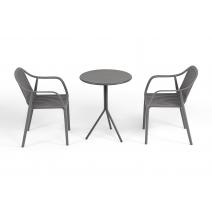  "Мохито" обеденная группа на 2 персоны, цвет темно-серый, фото 2 