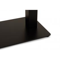  "Каффе" стол из HPL 110х70см, цвет "дуб", подстолье стальное двойное, фото 4 