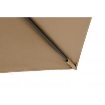  "Фабриано" зонт двухкупольный 3x3м на алюминиевой опоре, тент темно-серый, фото 6 