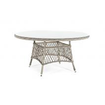  "Эспрессо" плетеный круглый стол, диаметр 150 см, цвет бежевый, фото 2 