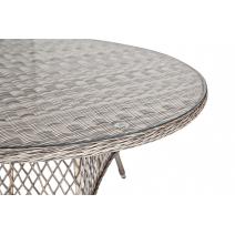  "Эспрессо" плетеный круглый стол, диаметр 150 см, цвет бежевый, фото 3 