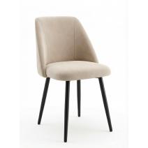  Стул DikLine 335 B03 BEIGE, ножки черные, фото 1 