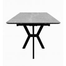  Стол DikLine DI100 Мрамор Кандела cветло-серый/опоры черные (2уп.), фото 4 