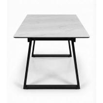  Стол DikLine DZ160 Мрамор Кристал белый/черные (2 уп.), фото 2 