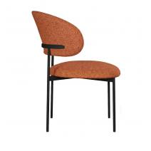  Стул DikLine 201 NS Rust терракотовый, ножки черные, фото 2 