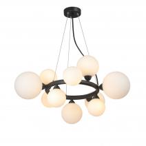  Люстра V2569-1/10S, 10хG9 макс. 13Вт, плафон ПП, фото 3 