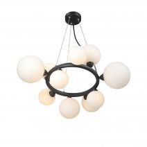  Люстра V2569-1/10S, 10хG9 макс. 13Вт, плафон ПП, фото 1 