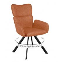  Стул DikLine 501 поворотный NS Rust терракотовый, ножки черные, фото 1 