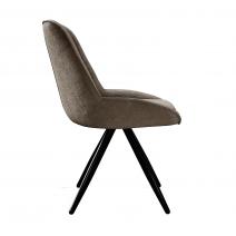  Стул DikLine 504 поворотный BL05 капучино, ножки черные, фото 2 