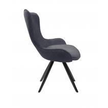  Стул DikLine 333 поворотный TW11 серый, ножки черные, фото 3 