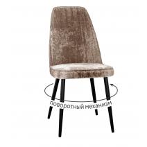  Стул DikLine 327 поворотный M05 шоколад, ножки черные, фото 1 