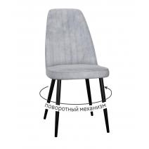  Стул DikLine 327 поворотный B22 GREY, ножки черные, фото 1 
