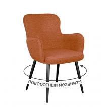  Стул DikLine 503 поворотный NS Rust терракотовый, ножки черные, фото 1 