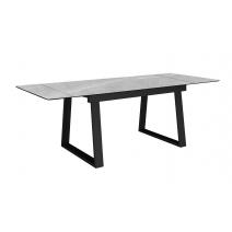  Стол DikLine DZ160 Мрамор Кандела cветло-серый/черные (2 уп.), фото 4 