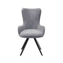  Стул DikLine 333 поворотный TW09 светло-серый, ножки черные, фото 2 