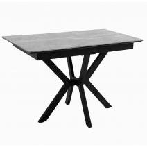  Стол DikLine DI100 Мрамор Кандела cветло-серый/опоры черные (2уп.), фото 1 