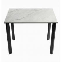  Стол DikLine SKT90 Керамика YB8020125BG ONYX/подстолье черное/опоры черные, фото 3 