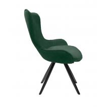  Стул DikLine 333 поворотный TW14 зеленый, ножки черные, фото 3 