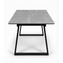  Стол DikLine DZ160 Мрамор Кандела cветло-серый/черные (2 уп.), фото 2 