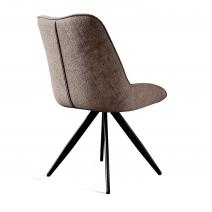  Стул DikLine 504 поворотный BL05 капучино, ножки черные, фото 3 