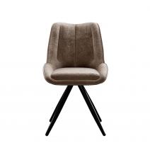  Стул DikLine 504 поворотный BL05 капучино, ножки черные, фото 4 