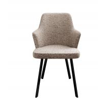  Стул DikLine 235 поворотный, NS04 CREAM, ножки черные, фото 3 