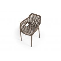  "Беллини" стул пластиковый, цвет бежево-коричневый, фото 4 