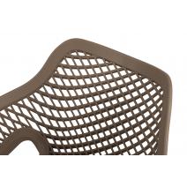  "Беллини" стул пластиковый, цвет бежево-коричневый, фото 6 
