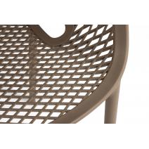  "Беллини" стул пластиковый, цвет бежево-коричневый, фото 7 