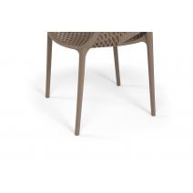  "Беллини" стул пластиковый, цвет бежево-коричневый, фото 8 