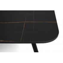  "Верона" журнальный стол из HPL 120х65, H40, каркас черный муар, цвет столешницы "серый гранит", фото 3 