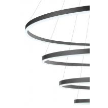  Люстра Orblaze 4 rings 1000 black, фото 10 