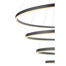  Люстра Orblaze 4 rings 1000 black, фото 9 