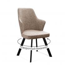  Стул DikLine 235 поворотный, NS04 CREAM, ножки черные, фото 1 