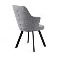  Стул DikLine 235 поворотный, NS10 GREY, ножки черные, фото 2 