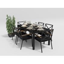  Калма 180 черная, алюминий / стекло, фото 1 