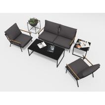  Калма антрацит, алюминий / тик / стекло - 15%, фото 2 