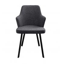  Стул DikLine 235 поворотный, NS13 GRAPHITE, ножки черные, фото 3 