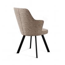  Стул DikLine 235 поворотный, NS04 CREAM, ножки черные, фото 2 