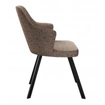  Стул DikLine 235 поворотный, NS05 CAPPUCCINO, ножки черные, фото 3 