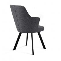  Стул DikLine 235 поворотный, NS13 GRAPHITE, ножки черные, фото 2 