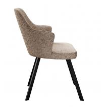  Стул DikLine 235 поворотный, NS04 CREAM, ножки черные, фото 4 